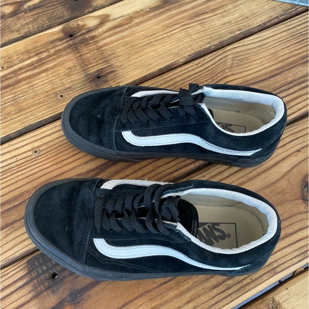 Vans Shoes old Skool Unisex 3.5 Sneakers Shoes Lace up black white low top shoes